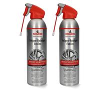 2x Set Nigrin EvoTec Wheel Cleaner Aerosol Self-activating Cleaning Spray Care
