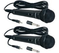2X Set Thomson Dynamic Microphone With 2.5M Cable Jack Party DJ Mix Karaoke