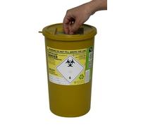 2X Sharpsguard Sharps Bin 5 litre - Yellow (Multi Pack)