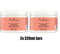 2x Shea Moisture Coconut & Hibiscus Curl Gel 326ml