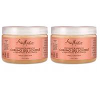 2x Shea Moisture Coconut & Hibiscus Curling Gel Souffle with Flax Seed oil 12oz