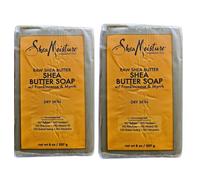 2x Shea Moisture Raw Shea Butter Soap Woth Frankincense And Myrrh 8oz