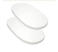 2x Sheets Compatible with Stokke Cot & Sleepi Mini V2 and V3 Happy Dots (122x68)