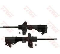 2x Shock absorber Front Axle Top pin JGM1371T TRW for HONDA CIVIC IX