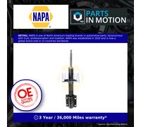 2x Shock Absorbers (Pair) fits CITROEN RELAY 244 2.2D Front 02 to 06 Damper NAPA