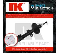 2x Shock Absorbers (Pair) fits DACIA DUSTER 1.5D Front 2010 on Damper NK Quality