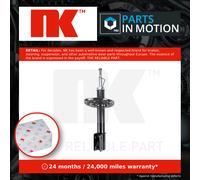 2x Shock Absorbers (Pair) fits DACIA LOGAN Mk2 1.0 Front 2017 on Damper NK New