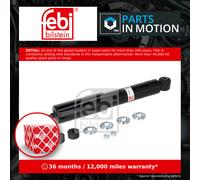 2x Shock Absorbers (Pair) fits FORD RANGER 2.5D Front 02 to 06 WL-T Damper Febi