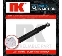 2x Shock Absorbers (Pair) fits PEUGEOT 206 2.0D Rear 99 to 07 Damper NK Quality