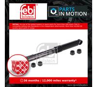 2x Shock Absorbers (Pair) fits TOYOTA HILUX Mk7 2.5D Rear 04 to 15 2KD-FTV Febi