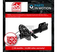 2x Shock Absorbers (Pair) Front 1002361 Febi Damper 543022134R 8200452695 New
