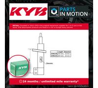 KYB Front Axle Shock Absorber fits Citroen Berlingo Peugeot Toyota Vauxhall