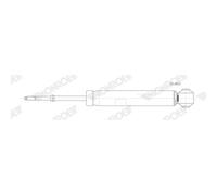 2x Shock Absorbers (Pair) G1455 Rear Monroe Original 1606293380 4060A045 5206LE