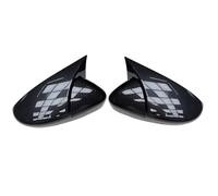 2X Side Wing Mirror Cover Caps Fit For VW JETTA MK6 Housing Reverse Mirror(1 set Carbon pattern)
