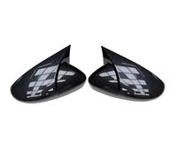 2X Side Wing Mirror Cover Caps For VW For JETTA MK6 For Passat B7 For Scirocco For Beetle CC Eos CAVINBDZ(1 set Carbon pattern)
