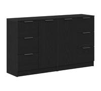 2x Sideboards Engineered Wood Cupboard Console Cabinet Multi Colours vidaXL