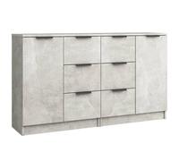 2x Sideboards Engineered Wood Cupboard Console Cabinet Multi Colours vidaXL