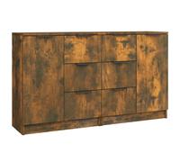 2x Sideboards Engineered Wood Cupboard Console Cabinet Multi Colours vidaXL