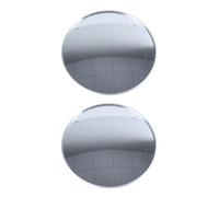 2X Silver Tone 3 Inch Round Convex Rear View Blind Spot Mirror for Car Auto