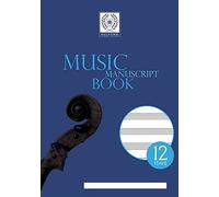 2X Silvine Manuscript Book A4 12 Stave 24 Pages 12 Sheets