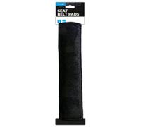 Simply SBP01 Seat Belt Pads, Black, Set of 2