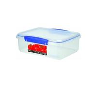 2x Sistema Klip It BPA Free Plastic Rectangular Tomato Storage Container 2Ltr 0