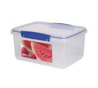 2x Sistema Klip It Plastic Rectangular Storage Container 23.5cmx23.5cmx12cm 3Ltr