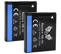 2x SK Battery Replacement for Canon NB-11L / NB-11LH | 600mAh | for IXUS 133 170 175 180 185 190 275 HS 285 HS // PowerShot SX420 is SX430 is SX432 is A4050
