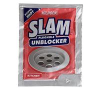 2X SLAM Kitchen Plughole Un-Blocker - Red