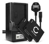 2x SLB-10A Battery & LCD Smart Charger for Samsung EX2F WB850F WB500 PL65 SL502