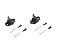 2X Sliding Door Floor Guides Black Closet Door Guide Floor Mounted Bottom Track Guide for Sliding Doors Easy to Install Sliding Barn Door Floor Guide 2 Pack Adjustable Black Floor Mount