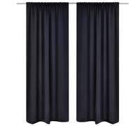 2x Slot-Headed Blackout Curtains 135x245cm Blinds Drapes Multi Colours vidaXL