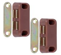 2X Small Magnetic Door Catches | 40mm Cupboard/Cabinet Latches