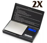 2X Smart Weigh High Precision Digital Mini Pocket Jewelry Scale Backlit Display