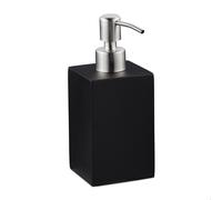 2x soap dispenser 300 ml black refillable hand and pump set