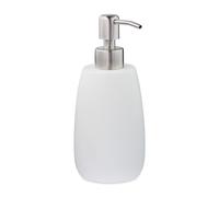 2x soap dispenser hand soap dispenser pump with stainless steel head, white set