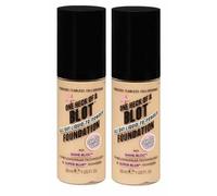 2x Soap & Glory One Heck of a Blot Foundation 30ml Fair Enough