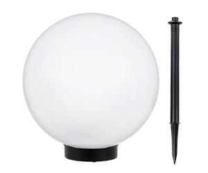 2x Solar Lamp Globe Ball Large 25x25cm with Ground Stake 2-Pack LED Lawn Garden