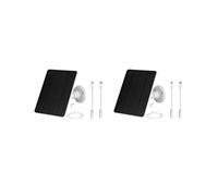2X Solar Panel for Outdoor Security Camera,5W Waterproof Solar Panels Charger for Ring Spotlight Cam /Pro
