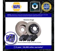 2x Solid Brake Discs and Pads fits OPEL ASTRA J 1.7D Rear 09 to 15 292mm Set New
