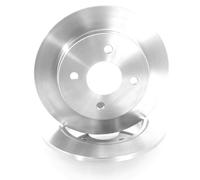 2x Solid Brake Discs Rear for FORD FOCUS 1998-2005, SIERRA, SCORPIO 19