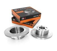 2x Solid Brake Discs Rear Right and Left for FIAT DUCATO, JUMPER, BOXER 2006-