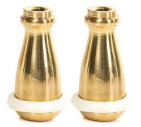 2X Solid Brass Cord Pull Handle Weights | Use for Light Switches, Roman Blinds, Extractor Fans