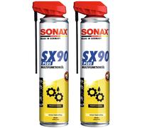 2x Sonax SX90 Plus Multi-Purpose Oil Easy-Spray Rust Remover Lubricant Care Oil
