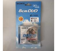 2x SONY Mini DVD-R 30 min. 1.4 GB/GO 8cm Recordable Double Sided Camcorder Disks