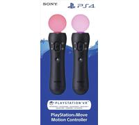 2X SONY PLAYSTATION PS4 PSVR MOVE CONTROLER V2 TWIN PACK + WIRE