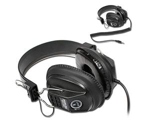 2x Soundlab Black Hi-Fi Stereo DJ Headphones