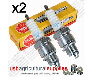2x SPARK PLUG NGK BPR5ES GENUINE for HONDA, BRIGGS & STRATTON ETC ENGINES