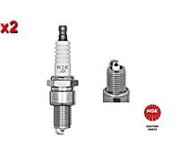 2x Spark Plug NGK Fits DAIHATSU Charmant HONDA SUZUKI TOYOTA VW 77-04 49001-0082