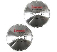 2X Spartacus 315mm Diameter x 60 Teeth x 30mm Bore Wood Cutting Mitre Chop Saw Blade